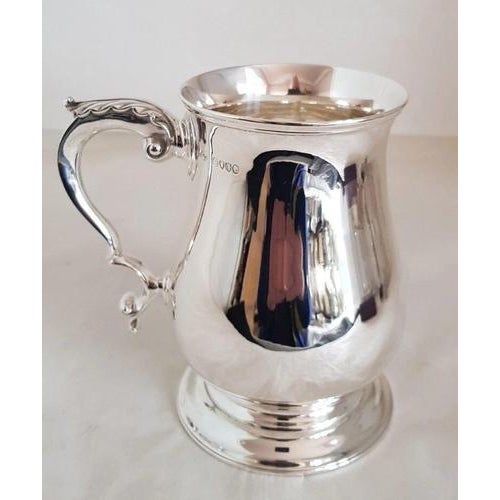 Antique Victorian Sterling Silver Tankard from Chawner & Co., London, 1882 For Sale - Image 15 of 18