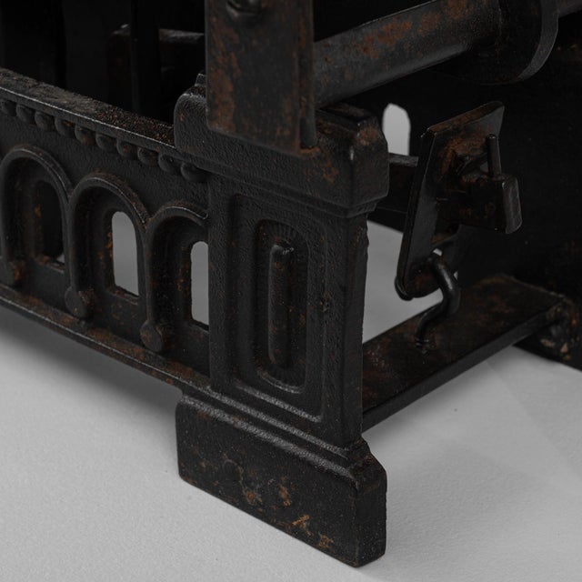 Black 19th Century French Iron & Brass Scale For Sale - Image 8 of 18