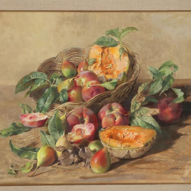 Carlo Perindani, Still Life Composition, Oil on Canvas, Framed For Sale - Image 3 of 12