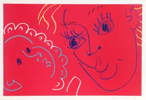 Gregoire Muller - Mother and Child Screenprint