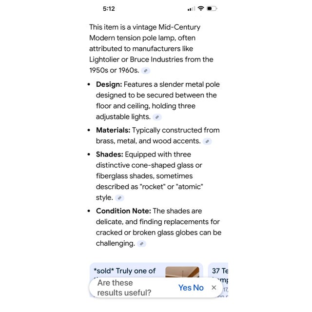 1960s Danish Modern Floor Lamp For Sale - Image 9 of 9