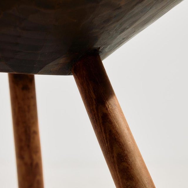 Wood Handcrafted Milking Stool, 1950s, Set of 4 For Sale - Image 7 of 13