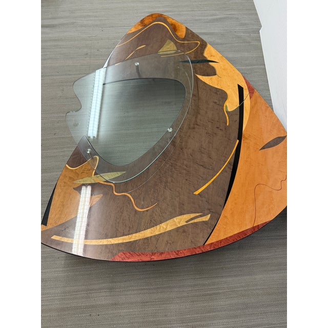 Orange Carlo Malnati Coffee Table, Signed For Sale - Image 8 of 17