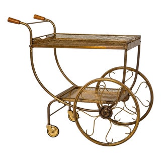 Mid-Century Bar Trolley from Firma Svenskt Tenn, Sweden, 1950s For Sale