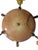 Antique Neoclassical Amber /Honey Alabaster, Gilt Bronze Chandelier W-Griffin Mounts For Sale - Image 11 of 18