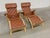 Pernilla 69 Lounge Chair with Ottoman by Bruno Mathsson for Dux, 1990s, Set of 4 For Sale - Image 12 of 18