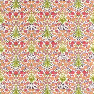 Morris & Co Hyacinth Fabric in Cosmo Pink For Sale