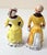 1980s Chelsea House Porcelain Monkey Band Singer Figurines, Pair, Meissen Style Rococo Musicians For Sale - Image 4 of 14