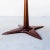 1960s Pair of Restored Mid Century Modern Solid Walnut Side Tables on Sculpted Base For Sale - Image 9 of 12