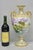Antique Nippon Hand Painted "Cottage Lake Scene with Swans" Porcelain Twin Handle Bolted Urn Vase. Circa Early 20th...