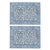 Anna Blue Placemats - a Pair For Sale - Image 6 of 6