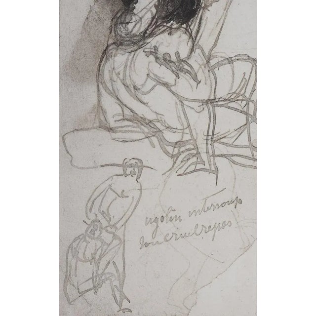 After Auguste Rodin, Ugolino Tells Dante, 19th Century, Engraving For Sale - Image 4 of 7