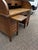 Wood Edwardian Oak Roll Top Desk For Sale - Image 7 of 15