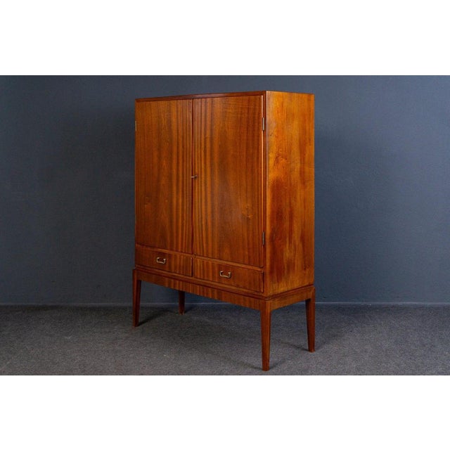 Mid-Century Danish Mahogany Cupboard For Sale - Image 11 of 18