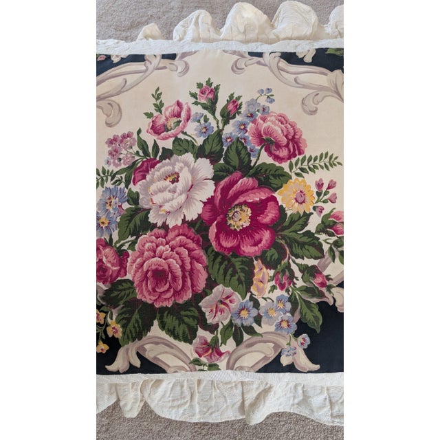 Vintage Handmade Pillow Sham For Sale - Image 4 of 12