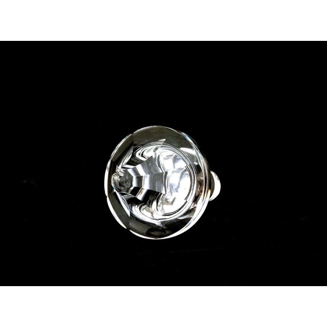 Mid-Century Modern Waterford Cut Crystal Replacement 4" Decanter Stopper For Sale - Image 3 of 6