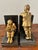 Art Deco Gilt Metal Bookends by Ronson Oriental Sculptures Circa 1930 For Sale - Image 9 of 13