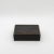 Modern Set of 3 Square Boxes in Black Shagreen With Brass Frame by R&y Augousti For Sale - Image 3 of 7