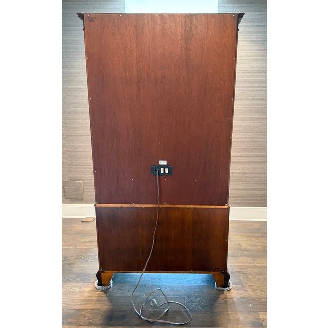 Wood 1990s Kindel Mahogany Bar / Home Office Storage Cabinet For Sale - Image 7 of 12