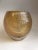 Italian Gold Glass Stardust Vase For Sale - Image 4 of 8