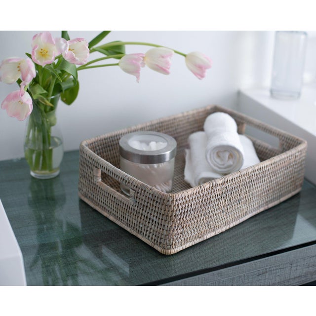A good storage basket is not only functional but must fit into your home decor as well. Our rattan storage basket will add...