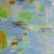 Textile Large Original Blue Green Abstract Canvas Art: Modern Palm Beach Art Oil and Acrylic Texture by Tatiana Dupearult For Sale - Image 7 of 8