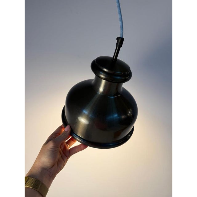 Country Line Pendant Lamp in Anthracite by Sidse Werner for Holmegaard For Sale - Image 5 of 11