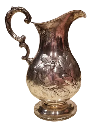 Early 19th Century American Coin Silver Water Pitcher