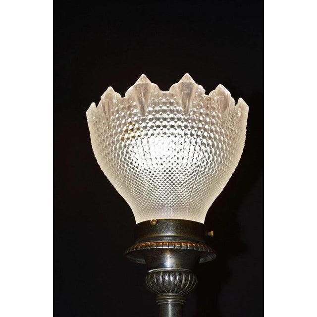 Edwardian Silver Plate Ecclesiastical Altar Table Lamp, 1910 For Sale - Image 4 of 18