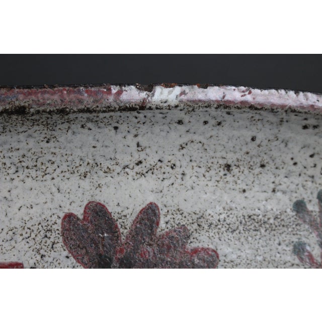 Large French Ceramic Tray by Gustave Reynaud for Le Mûrier, 1960s For Sale - Image 6 of 13