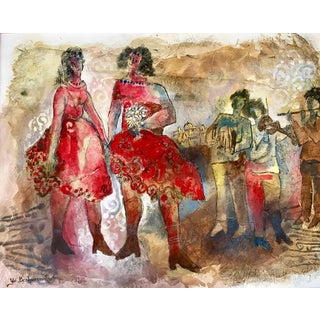 Yoel Benharrouche, Ballad for the Joy of Living, Oil on Canvas, 2005 For Sale