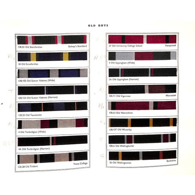 "Club Colours: Old Boys, University, Club and Regimental Colours" 1956 For Sale - Image 9 of 18