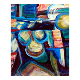 Artists Studio Abstract by Doris Warner For Sale