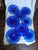 Collection of Vintage Cobalt Blue Hand Blown Glass Charger Plates From Mexico For Sale - Image 10 of 11