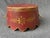 Vintage Maroon Gold Hand Painted French Tole Cachepot For Sale - Image 9 of 13