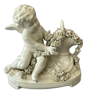 Capodimonte Allegory of Spring in Porcelain, 1890s