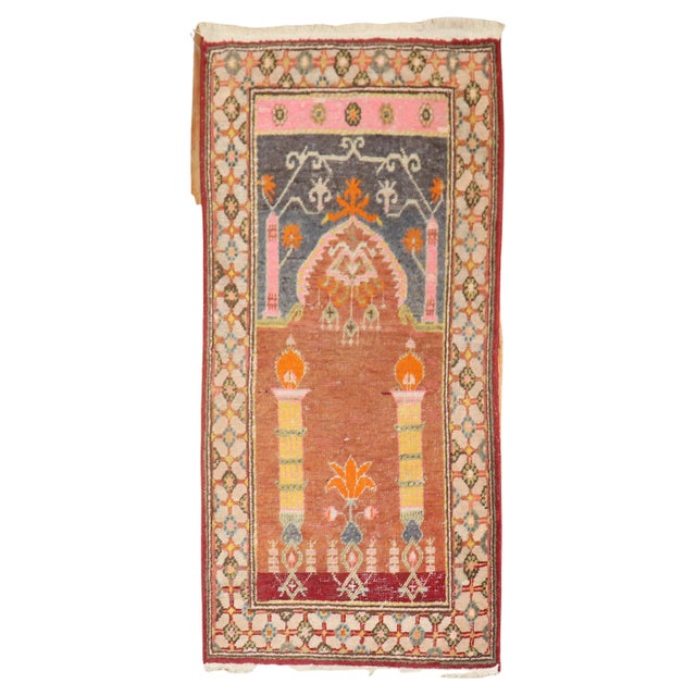 Early 20th Century Khotan Prayer Rug - 2'1" x 4'1" For Sale In New York - Image 6 of 18
