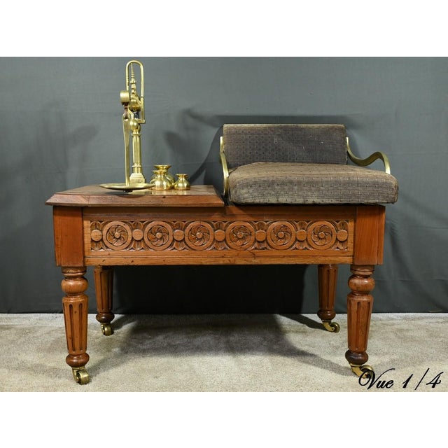Victorian Walnut Jockey Scale, 1860 For Sale - Image 4 of 18