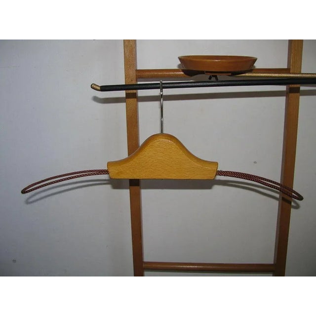 Vintage wardrobe set 1950/60s. Vintage condition. Light brown - beech. 109 cm x 46 cm x 29 cm and 46 cm x 4 cm x 18 cm....