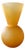 Vintage Vase in Orange Glass Paste, 1973 For Sale