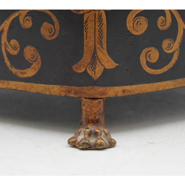 Circa 1930-50 French Tole Jardiniere in Empire Taste For Sale In Raleigh - Image 6 of 6