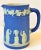 1950's Wedgwood Jasperware Neoclassical Lapis Blue Creamer For Sale In Houston - Image 6 of 7