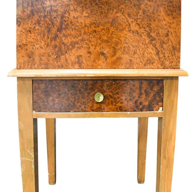 Mid 20th Century Vintage Wood Copper-Lined Humidor For Sale In Greensboro - Image 6 of 9