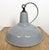 Industrial British Grey Enamel Factory Pendant Lamp from Benjamin Electric Manufacturing Company, 1960s For Sale - Image 13 of 17