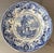 Antique 19th Century English Regency Staffordshire Blue Transferware Dinner Plates - Italian Buildings by Ralph Hall Circa 1825 - Set of 5 For Sale - Image 9 of 17