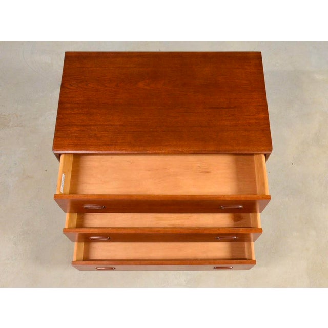 Modern Teak Dresser Chest by Icd For Sale - Image 9 of 10