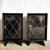 This elegant pair of Art Deco nightstands brings timeless sophistication with their glossy black lacquered finish and...