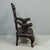 Japanese Antique Japanese High Back Red Lacquer Monkey Armchair For Sale - Image 3 of 16