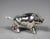 Brown Miniature Silver Pigs & Wild Boar, 1990s, Set of 6 For Sale - Image 8 of 17