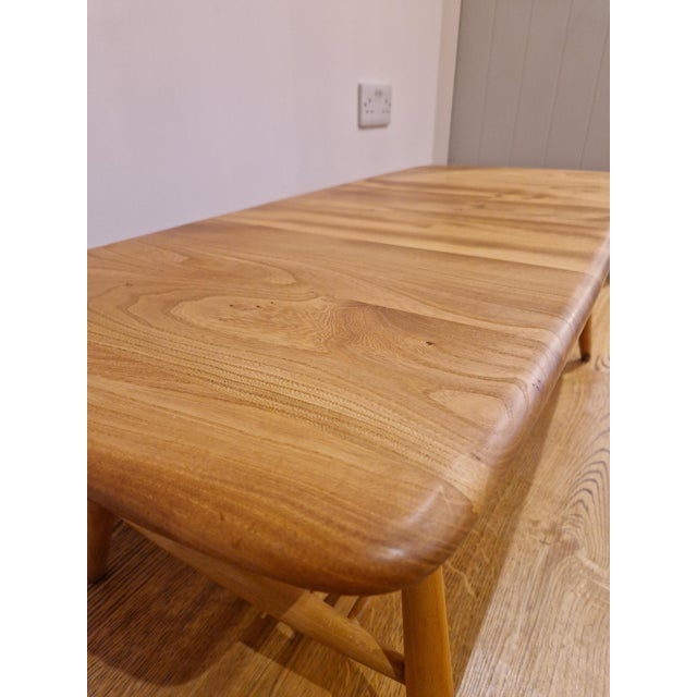 Mid-Century 459 Windsor Plank Coffee Table with Magazine Rack from Ercol, 1970s For Sale - Image 11 of 13